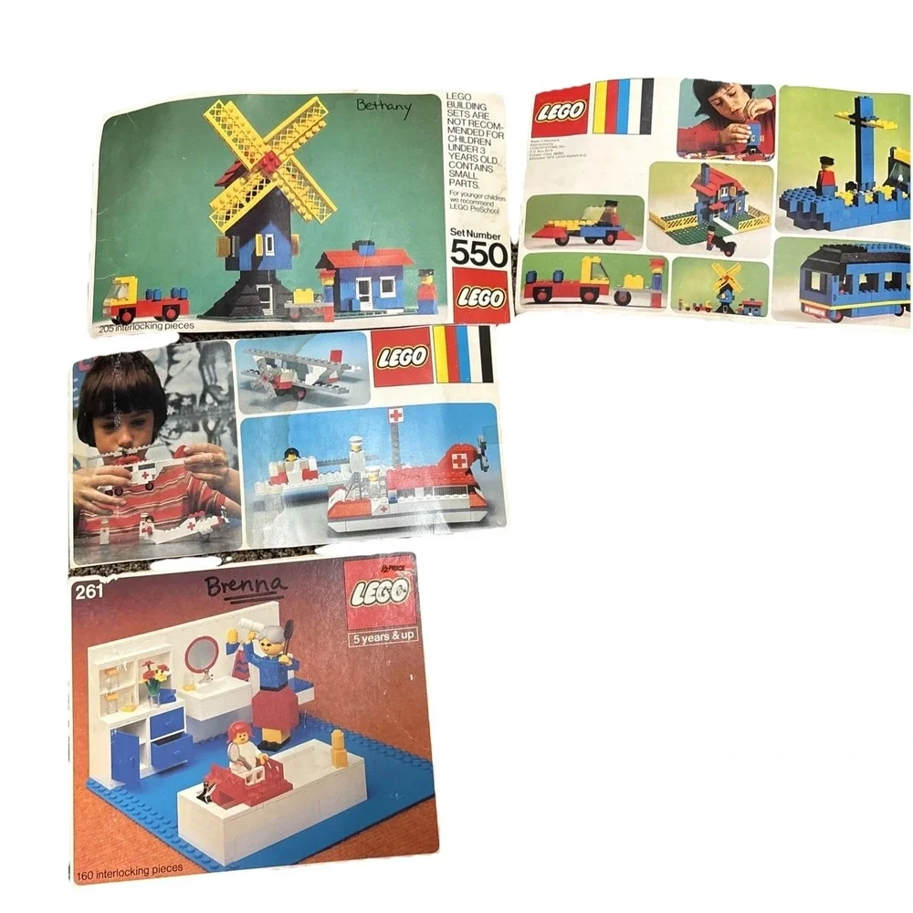 LEGO LEGOLAND: Air Ambulance 386 (partial?) Set Number 770 VTG  1975! And More